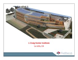 J. Craig Venter Institute - La Jolla, CA