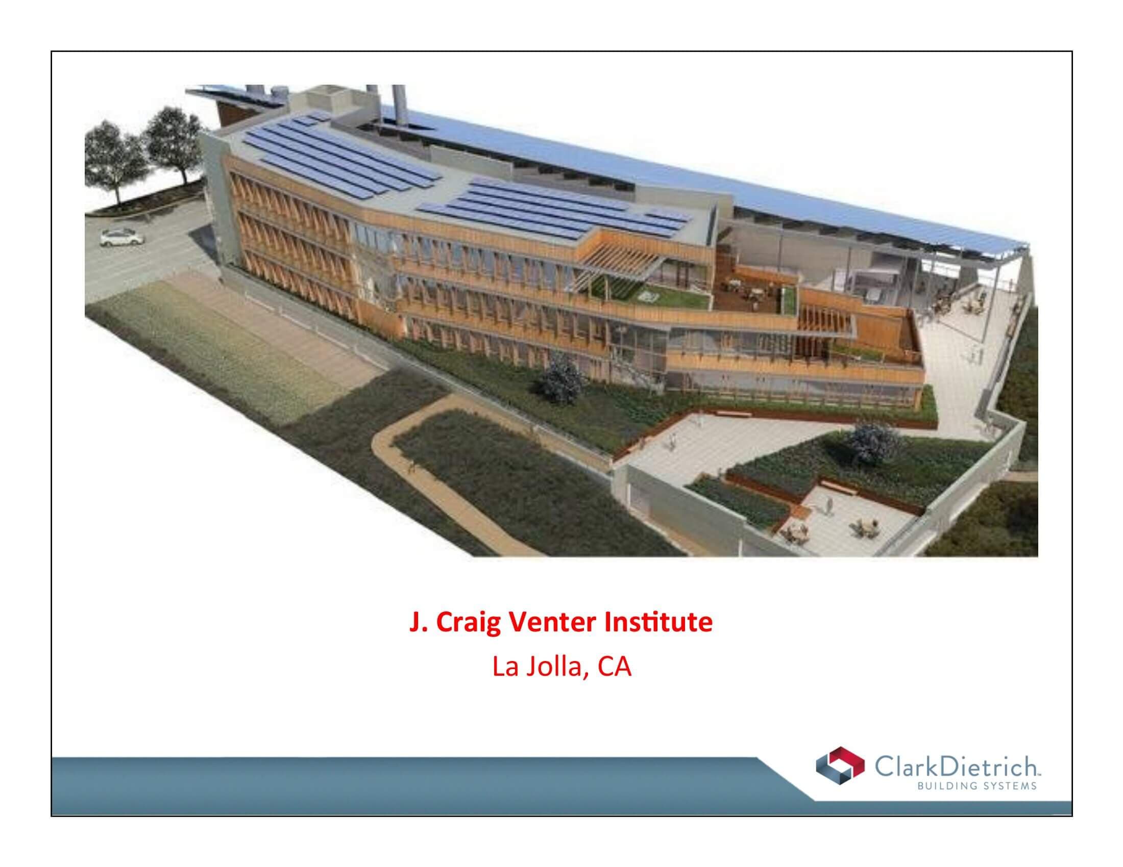 J. Craig Venter Institute - La Jolla, CA