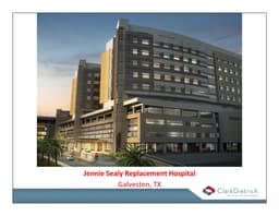 JENNIE SEALY REPLACEMENT HOSPITAL - GALVESTON, TEXAS
