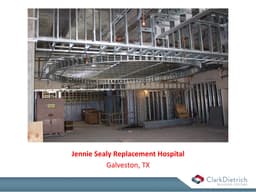 JENNIE SEALY REPLACEMENT HOSPITAL - GALVESTON, TEXAS