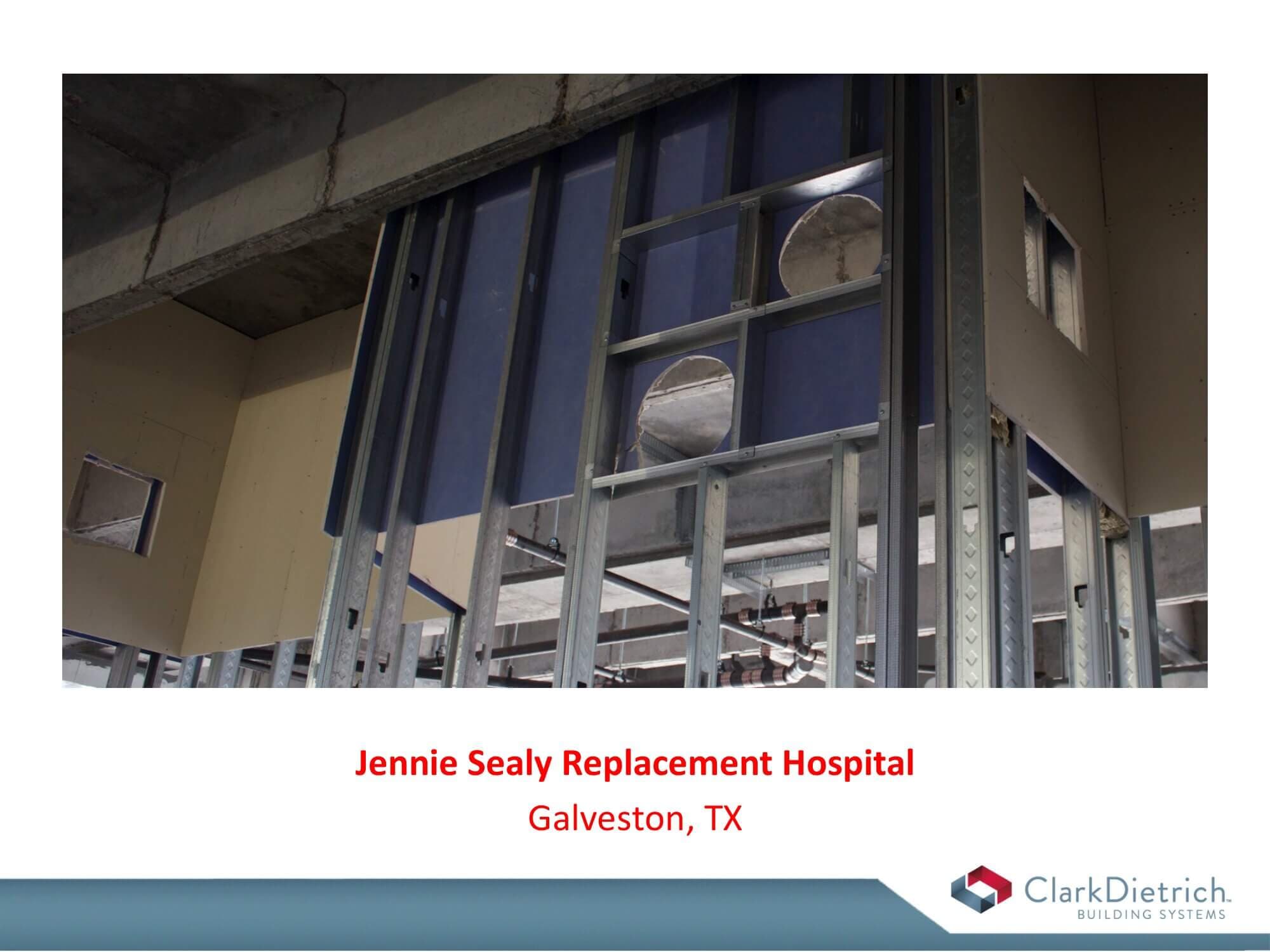 JENNIE SEALY REPLACEMENT HOSPITAL - GALVESTON, TEXAS