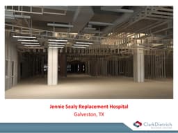 JENNIE SEALY REPLACEMENT HOSPITAL - GALVESTON, TEXAS
