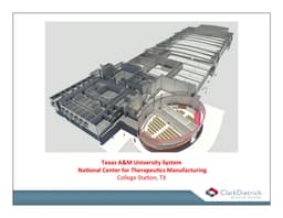 Texas A&M – National Center for Therapeutics Manufacturing – College Station, TX