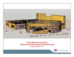 Texas A&M – National Center for Therapeutics Manufacturing – College Station, TX