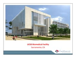 UCSD Biomedical Facility - Sacramento, CA