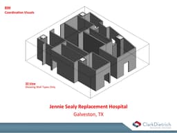 JENNIE SEALY REPLACEMENT HOSPITAL - Coordination Visuals