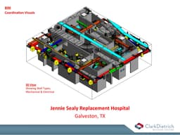 JENNIE SEALY REPLACEMENT HOSPITAL - Coordination Visuals