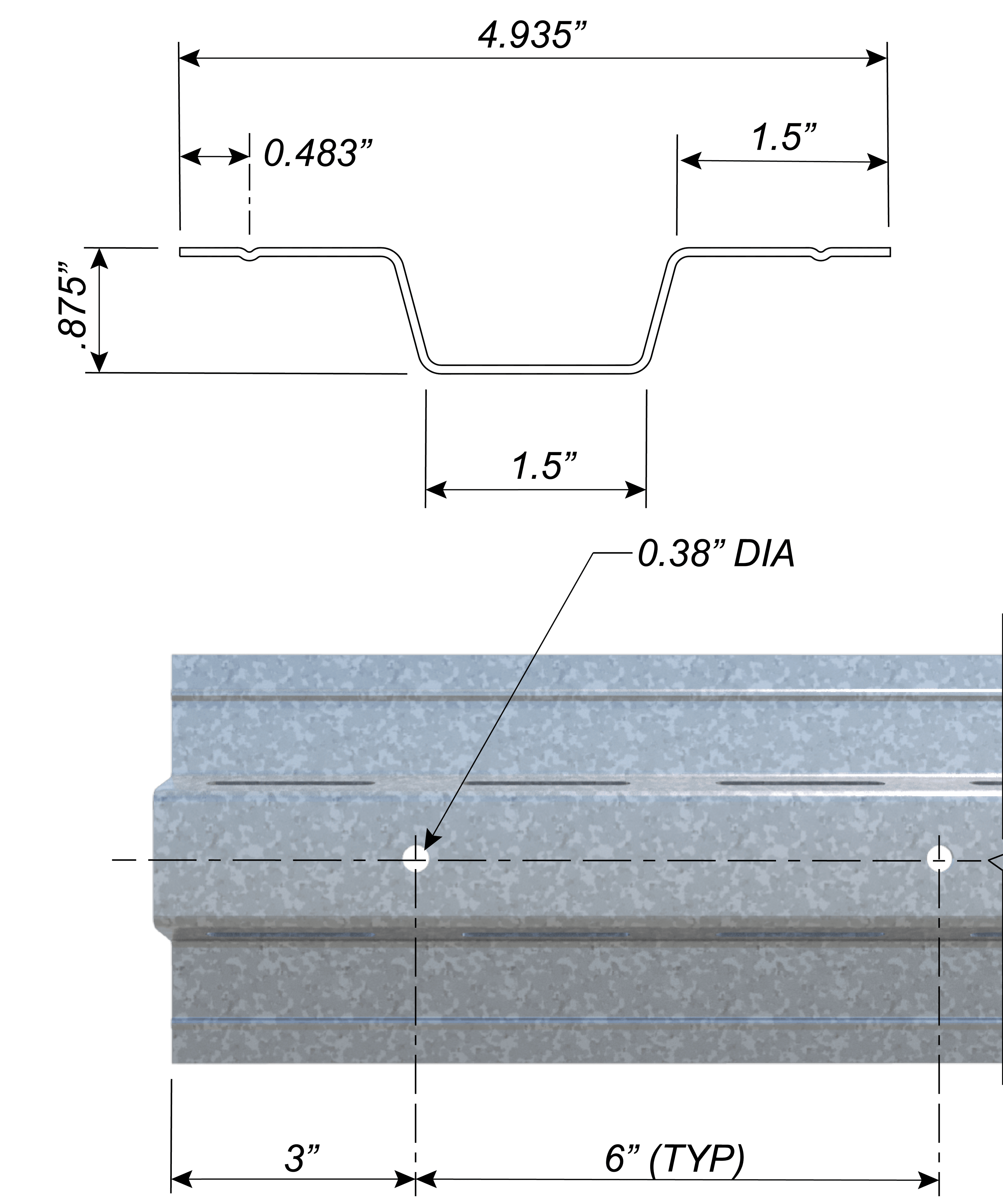 ProChannel Ci-Vert - Dims