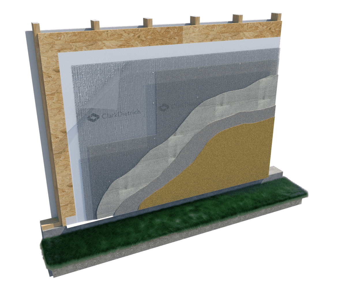 E-Screen with Stucco