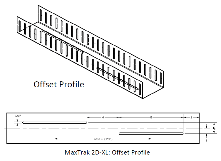 MaxTrak 2D-XL - Offset Profile